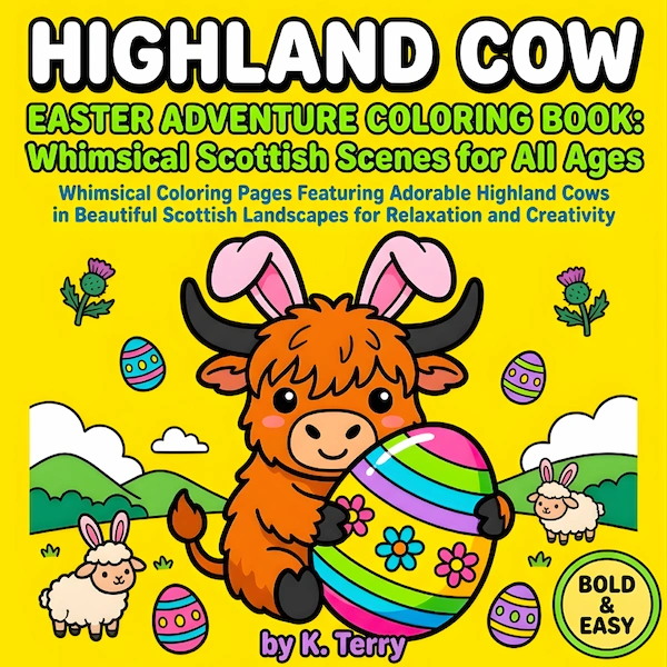Cover of Highland Cow Easter